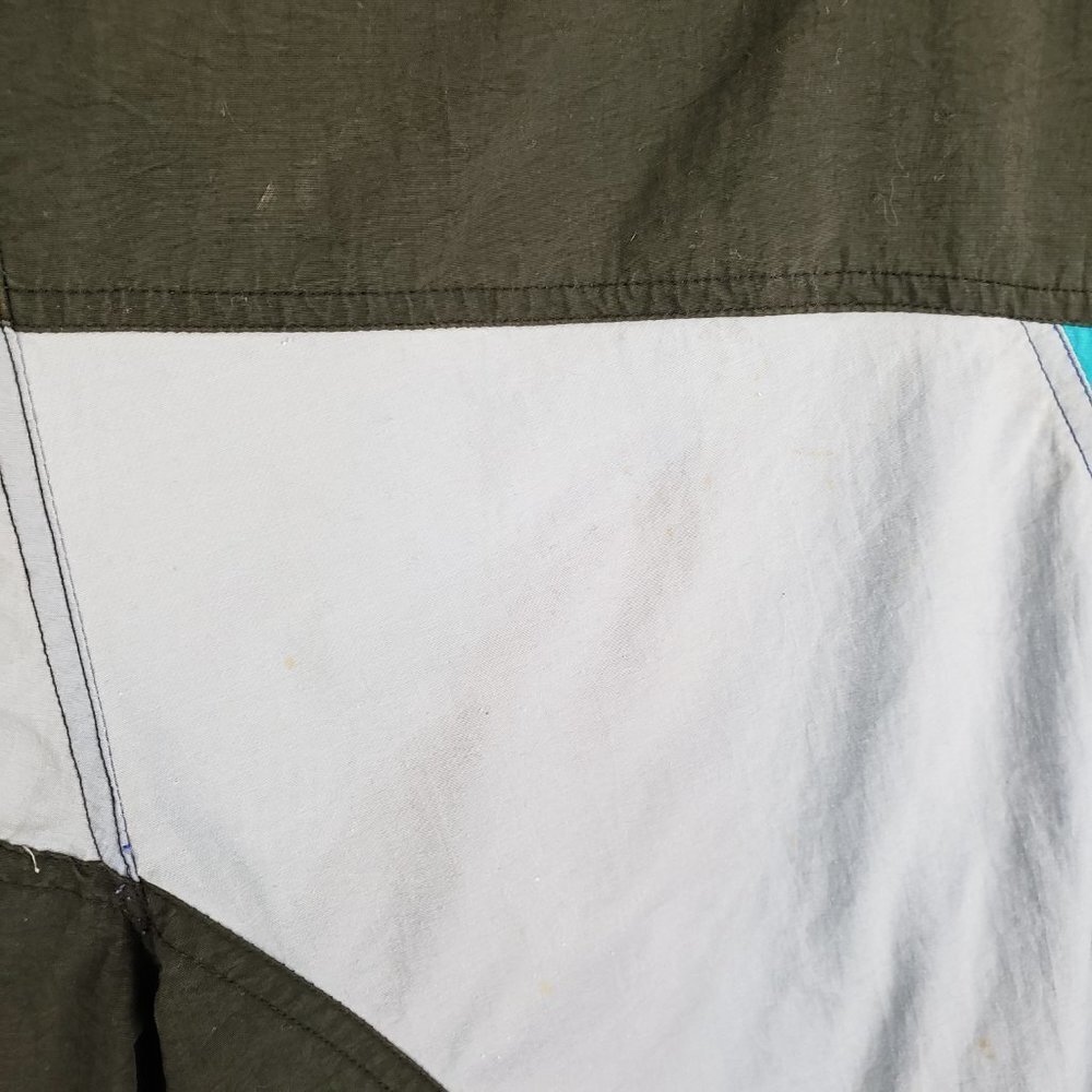 Surf Odyssey mens XLarge vintage 90s colorblock red blue swim trunks shorts - Picture 6 of 13